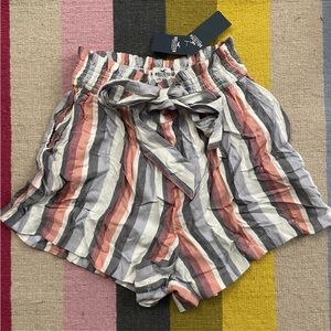 NWT Flowy Striped High Waisted Shorts